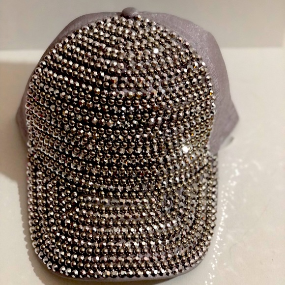 BEADS & STONES SILVER HAT main image 5